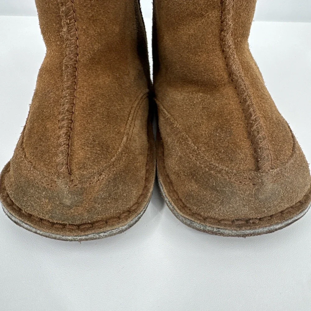Ugg I‎ Boo Infant Shoe- Chestnut Shearling Lined Sz Medium Bootie 18-24 M